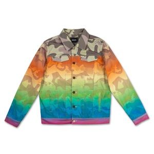 PINK+DOLPHIN Men's Desert Spectrum Cargo Jacket